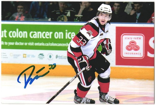 Dalton Smith Autographed 4x6 Color Photo Ottawa 67's #33 White B - Picture 1 of 2