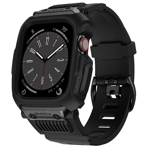 Wojskowa bransoletka + etui ochronne do Apple Watch Series 9 8 7 6 5 4 3 SE z 42-45 mm - Zdjęcie 4 z 15