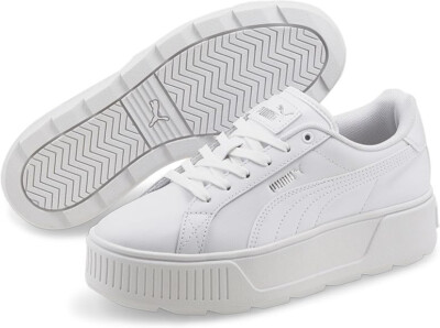 PUMA Damen Karmen L Weiß Sneaker Plateau Schuhe Sportschuh Turnschuh NEU