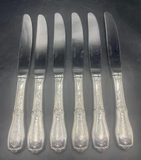 1983 GEORGIAN HOUSE TOWLE RITZ JAPAN STAINLESS 18/8 FLATWARE~ 6 KNIVES