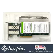 NEW Myricom 10G-PCIE2-8C2-2S Dual Port 10GB SFP+ Network Adapter Both Brackets