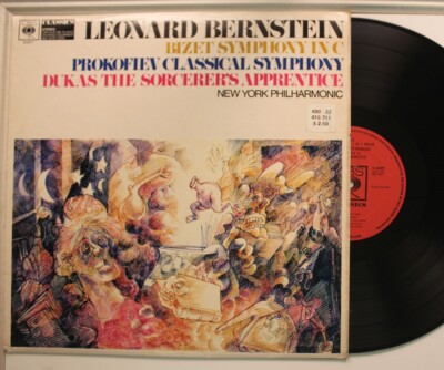 Leonard Bernstein Uk Import Lp Symphonie C / Classical Symphony / The Sorcerer's