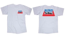 SKYWAY BMX Logo white T-shirt Freestyle 80s BMX Racing Tuff Wheels