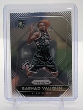 2015-16 Panini Prizm Bucks Basketball Card #332 Rashad Vaughn Rookie