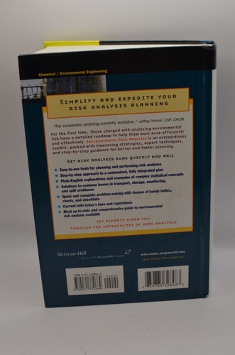 Environmental Risk Analysis, Paleologos,Evan,Lerche,Ian, 9780071372664 FREE SHIP - Picture 2 of 2