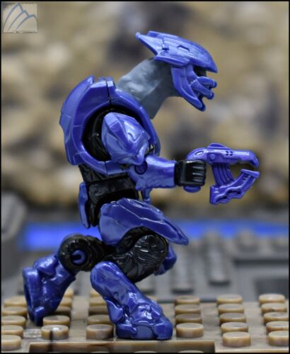 HALO MEGA CONSTRUX PURPLE ELITE MERCENARY MINI FIGURE MAF 12 INFINITE SERIES 1 - Picture 3 of 5