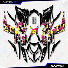 Highlighter Savage Camo Racing Graphics kit fit Yamaha Raptor 700 13-25 decal
