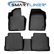 SMARTLINER Custom Fit Floor Mats Liner Set 2015-2019 Sonata | 2016-2020 Optima