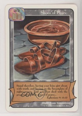 1996 Redemption - Collectible Card Game: Prophets Shoes of Peace #SHPE gl9