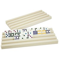 Set Of Two Plastic Domino Trays By Brybelly on sale Set Of Two Plastic Domino Trays By Brybelly on sale