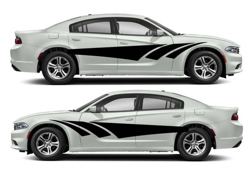 Aggressive Arrow Side Livery Air Release Vinyl Decal Kit #8 Fits Dodge Charger 2 - Picture 9 of 15