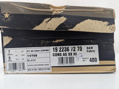 CONVERSE CHUCK TAYLOR ALL STAR XXHI ZIPPER KNEE HIGH, WUK9
