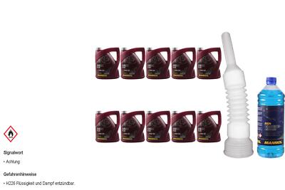 40L MANNOL Getriebeöl Basic Plus 75W-90 API GL 4+ Gear  inkl. Auslaufschlauch