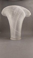 VINTAGE MURANO GLASS VASO GIGANTE A COPPA CALICE  STYLE VENINI ,TAPIO WIRKKALA ?