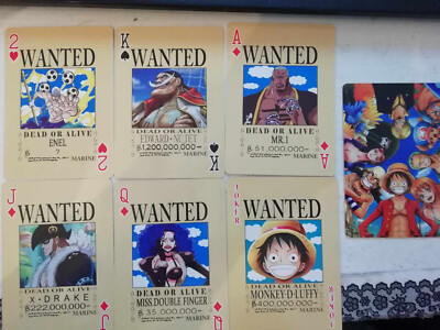ONE PIECE - WANTED - Anime Einzelspielkarte - Wählen Sie Ihren Favoriten!