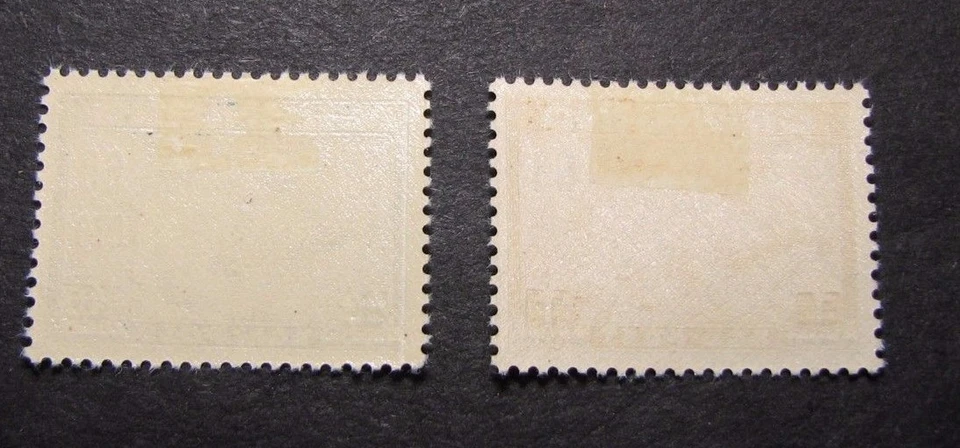 Greenland  Stamp Scott#  39-40 Surcharged Bears 1956  MH  C385 - Image 2 of 2