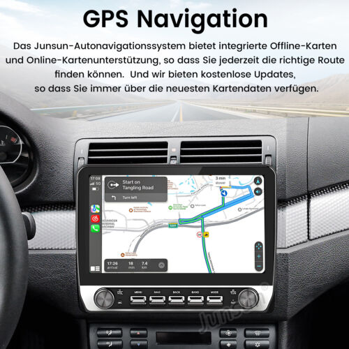 Autoradio Android 13 Carplay Für BMW 3er E46 1998-2006 GPS Navi WIFI BT SWC 128G - Bild 4 von 19