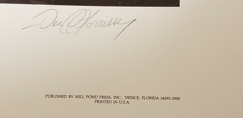 Dean Morrissey " The Redd Rocket" #95/1250 W/COA MINT 1993 - Picture 10 of 10