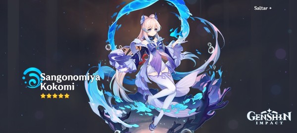 Genshin Impact EU AR47 ACCOUNT KOKOMI MONA JEAN 3 5* WEAPONS