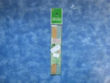 CHIAOGOO DOUBLE POINT PREMIUM BAMBOO 6" KNITTING NEEDLES SIZE 1 NIP B
