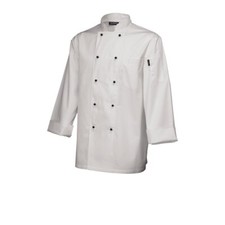 Chef Jacket Genware Superior Long Sleeve Chefs Clothing White XXL CLEARANCE