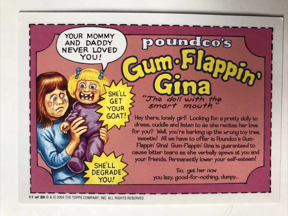 Wacky Packages All New Series 1 Topps Sticker Sludge Shoppe 5 - Image 2 of 2