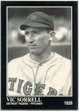 1992 Conlon Collection TSN #577 Vic Sorrell Detroit Tigers