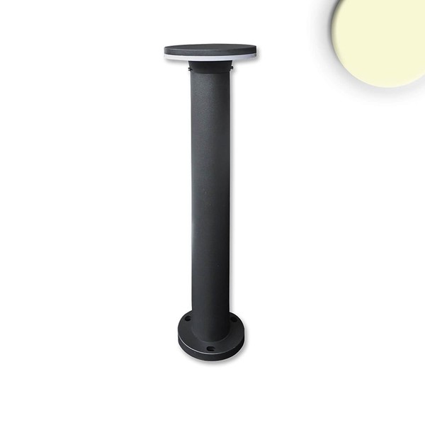 Isoled Led Wegeleuchte Poller-3, 60Cm, 12W, Sandschwarz, Warmweiß-image