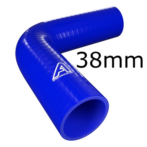 Aluminium Universal Alloy Intercooler Pipe Elbow & Blue Silicone Hose Pipework - Picture 105 of 244