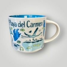 Playa del Carmen México Starbucks Collectible Souvenir Coffee Tea Mug Pre owned