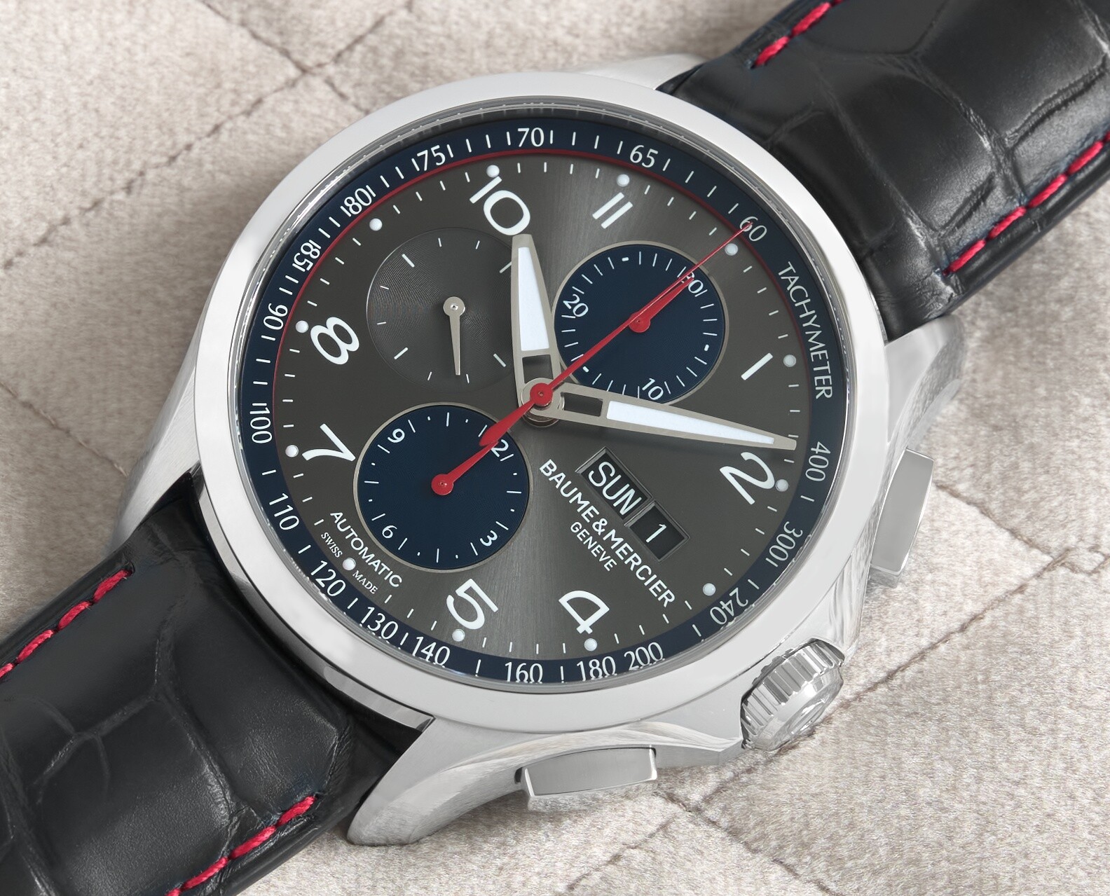 BAUME MERCIER Herrenuhr Automatik Chronograph M0A10370 Clifton