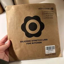 NEW Silicone Stretch Lids for Kitchenware 6 PCS