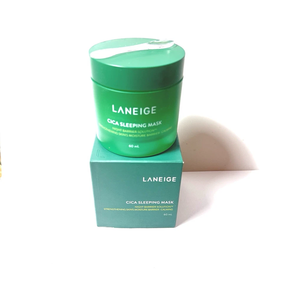 Máscara para dormir Laneige Cica tamaño completo 2,0 fl oz/60 ml nueva con etiquetas nueva en caja nueva bañera sellada Foto 2 de 4
