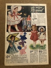VTG RARE 1940 s Christmas Sears Catalog Page ...