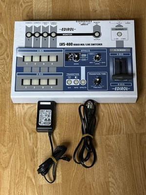 Roland Edirol LVS-400 ビデオミキサー 4チャンネル Roland Edirol Lvs-400 Video Mixer Live Switcher Controller for