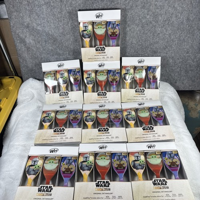 #ad #ad Lot of 10 Wet Brush Star Wars Mandalorian Hair Detangler 10 packs of 3 total 30 $89.91