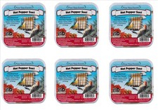 Pine Tree Farms Hot Pepper Suet Cake 12Oz- 6Pack