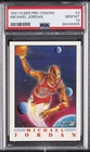 1991 FLEER PRO-VISIONS #2 MICHAEL JORDAN PSA 10