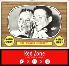 1967 Topps - #155 World Series - The Winners Celebrate EX.