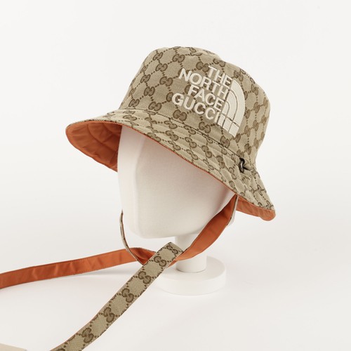 Gucci Reversible Bucket Hat S Size 672151 95215563 - Picture 9 of 9