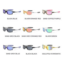 Colorful Sport Sunglasses UV400 Windproof Retro Glasses Unisex