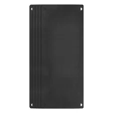 5 Pack 100x50x0.4mm Blank Card Stainless Steel Rectangle Engraving Card Black