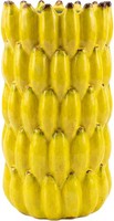 Clayre & Eef 6CE2512 Vase Gelb Braun 11X25 Cm