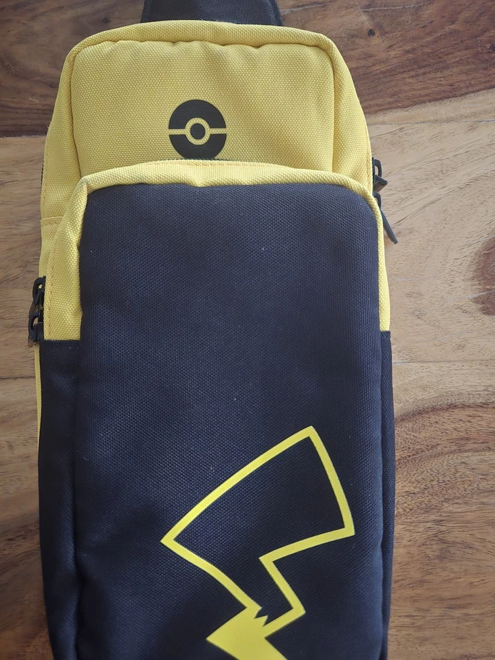 Bandolera de viaje Pokemon Pikachu Nintendo Switch bolsa de almacenamiento Foto 2 de 4