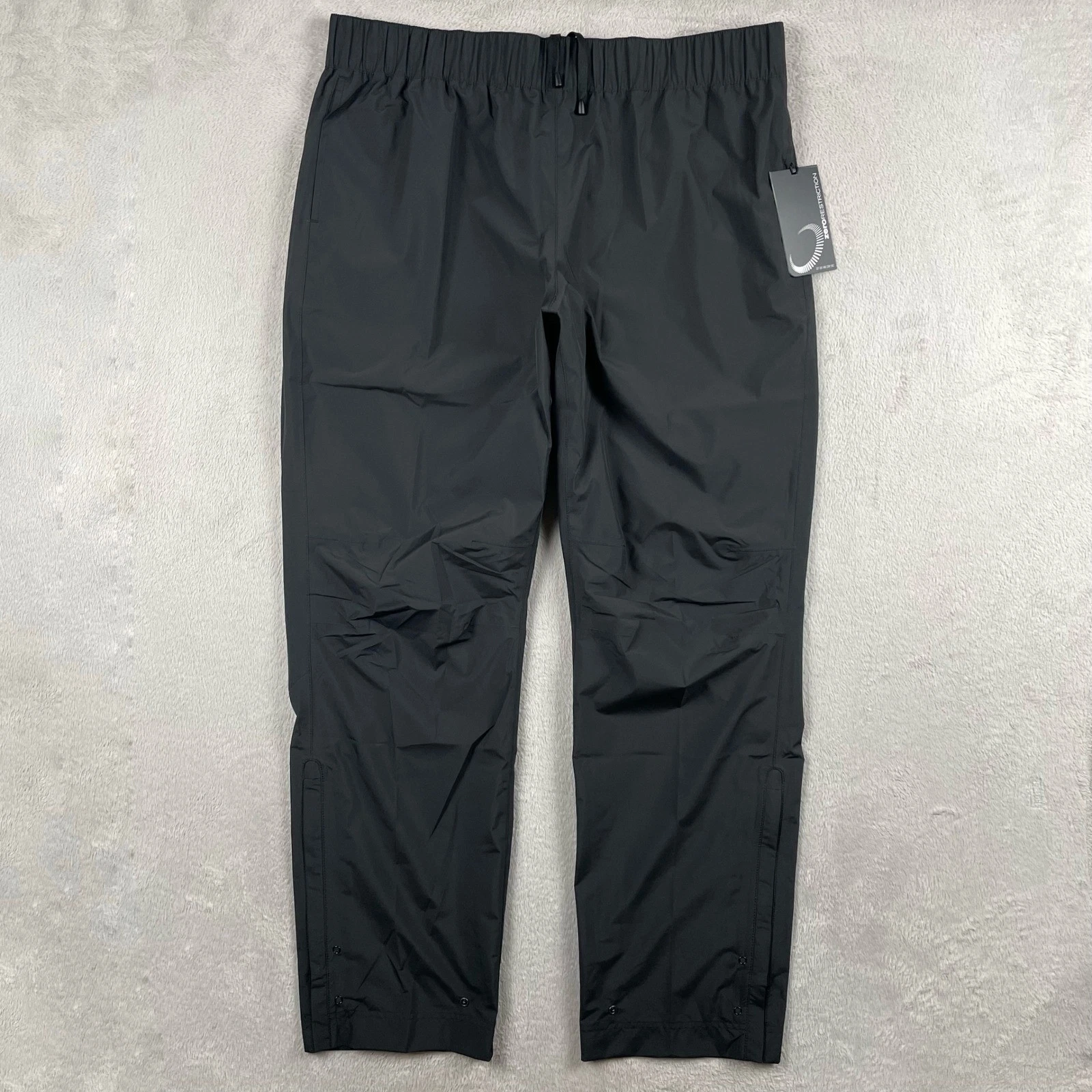 New Zero Restriction Liv Rain Pants Womens XL Black Waterproof Gorpcore Golf