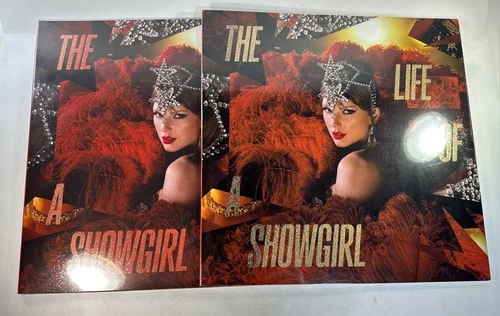The Life Of A Showgirl Pearl & Red 2x Both Variants Taylor Swift Limited NEW