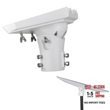 Pipe Adapter Pole Mount for Starlink Gen 3, Adjustable Pole Mount Adapter White