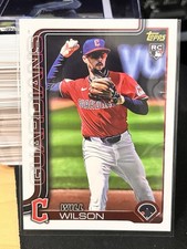 2025 Topps Update US255  Will Wilson  Golden Mirror Image Variation RC SSP