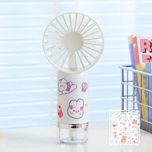 Portable Misting Fan Handheld Person Mister Fan Battery Operated Water Mist Fa a - Afbeelding 13 van 23
