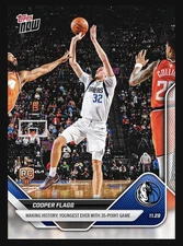 💥IN HAND💥Cooper Flagg RC💥2025-26 NBA Topps NOW #67💥Youngest Ever w/35-PT GM